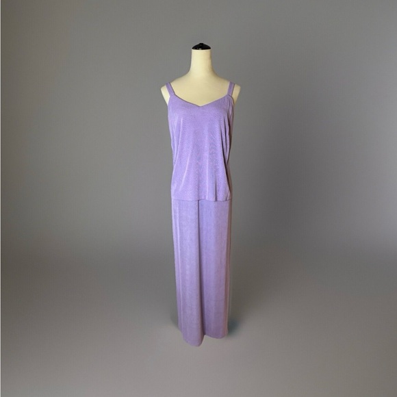 Vintage Alex Evenings Gown Glamorous Lavender – Size 14W - Picture 1 of 8